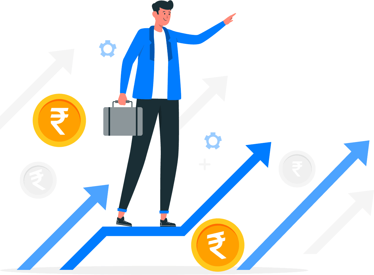 Illustration showing key benefits of partnering with Niyogin for financial growth